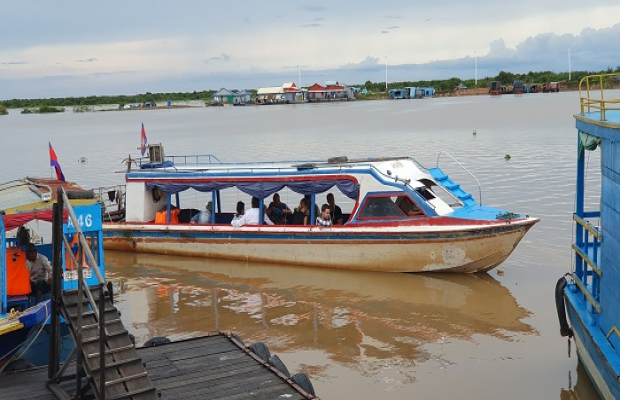 Angkor Express Boat, Start Trip to Bangkok